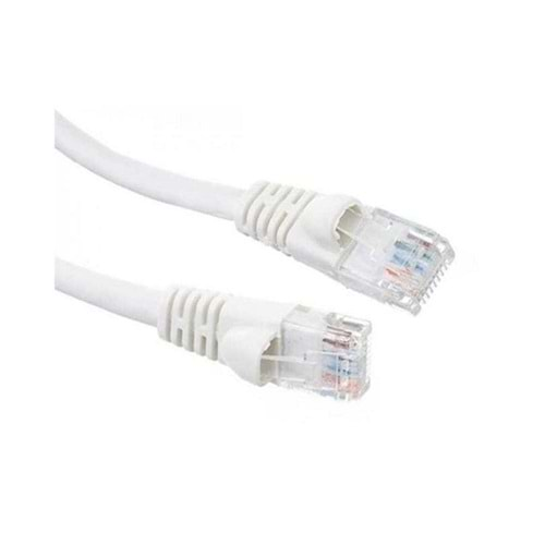 ODS 0.2m CAT6 Utp LSZH Saf Bakır Beyaz Patch Kablo