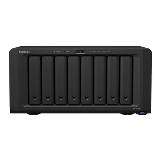 SYNOLOGY DS1821-4G PLUS RYZEN V1500B 4GB RAM- 8-diskli Nas Server (Disksiz)