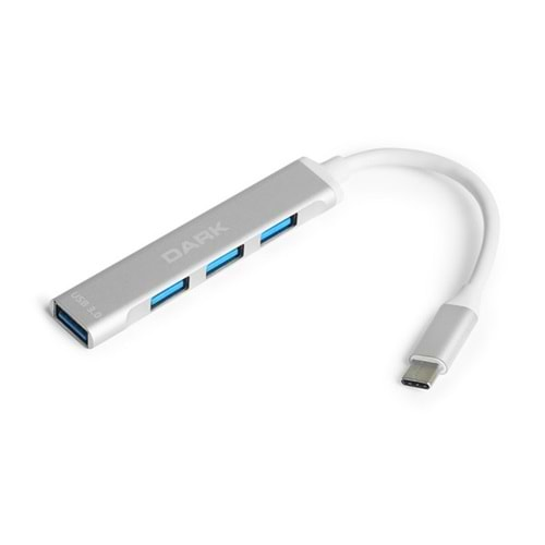 DARK Connect Master X4 DK-AC-USB310C 4port Type-C Beyaz USB Çoklayıcı Hub