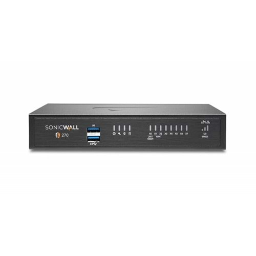 SONICWALL TZ270 02-SSC-6846 Sec Upgrade Plus - Ess Ed 2yıl Lisans 8x1GbE, 2 USB 3.0, 1 Console Firewall 