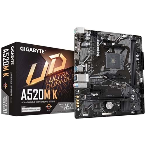 GIGABYTE A520M K v2 DDR4 HDMI PCIe 16X v3.0 AM4 mATX