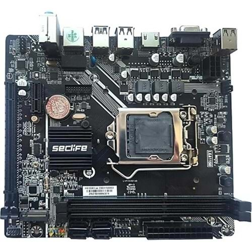 SecLife H81DA1 DDR3 PCIe 16X v2.0 1150p mATX