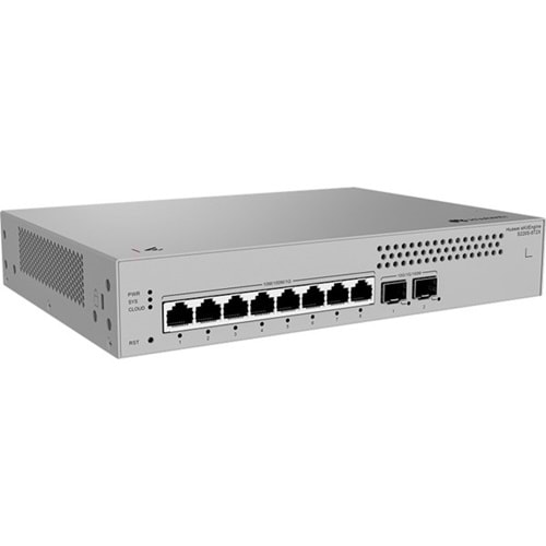 HUAWEI 8port eKIT S220S-8T2X GIGABIT 2xSFP+ Yönetilebilir Switch RackMount Layer2