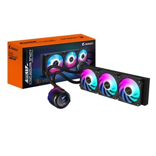 GIGABYTE 360MM AORUS WATERFORCE II 360 RGB AM5-1700P SIVI SOĞUTMALI İŞLEMCİ FANI