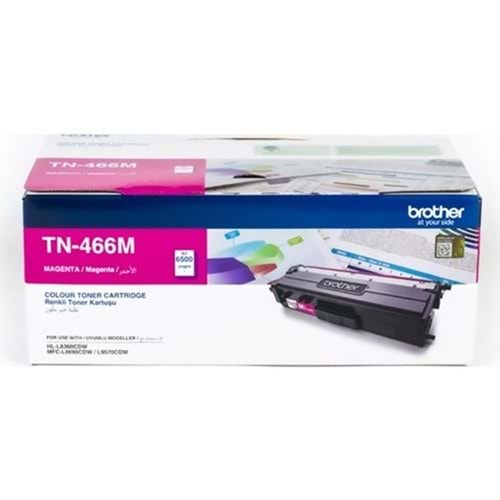 Brother TN466M Kırmızı 6500 Sayfa Lazer Toner