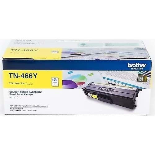 Brother TN466Y Sarı 6500 Sayfa Lazer Toner