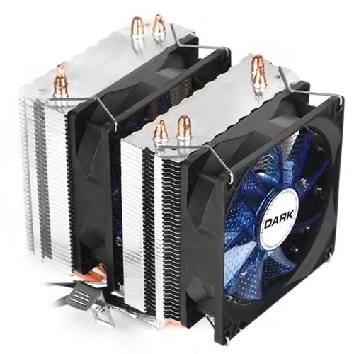 DARK FREEZER-X94BL DKCCX94BL FRGB Hava Soğutmalı AM5-1851p Dual İşlemci Fanı