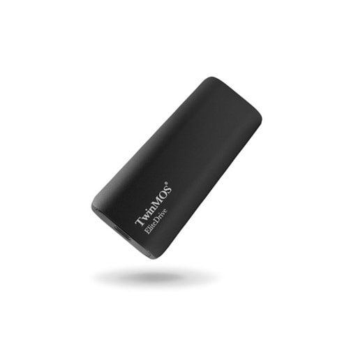 TWINMOS 1TB SSD ELITE DRIVE PSSDGGBMED32 Type-C Harici Disk Siyah