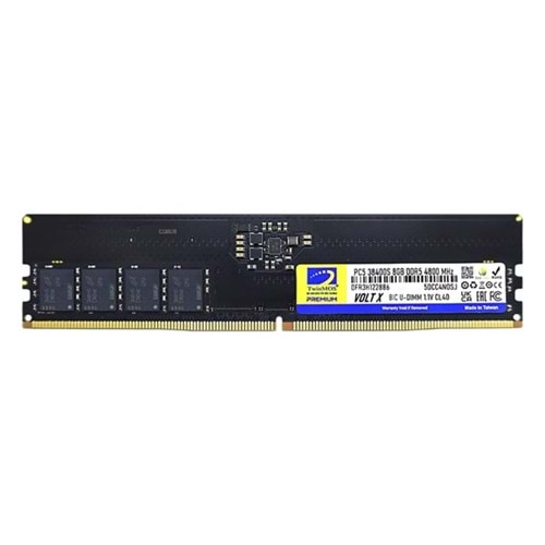 TWINMOS 8GB DDR5 4800MHZ CL40 PC RAM VOLTX TMD58GB4800U40