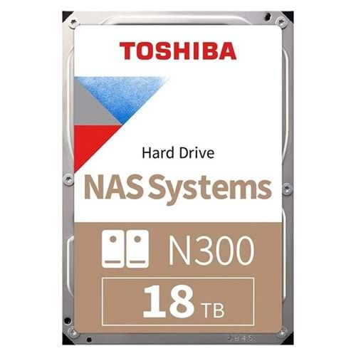 TOSHIBA 16TB N300 HDWG51GUZSVA 7200RPM 512MB SATA-3 NAS DİSKİ