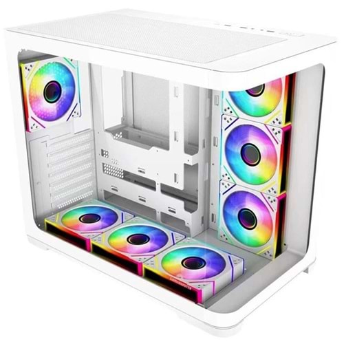 GAMEBOOSTER GB-G2851BW SEA WIEW 7-RGB FANLI GAMING MID-TOWER PC KASASI BEYAZ