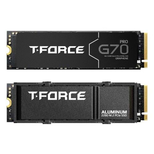 TEAM 1TB T-FORCE G70 PRO TM8FFH001T0C129 7400-6600MB/s M2 NVME GEN4 DİSK SOĞUTUCULU