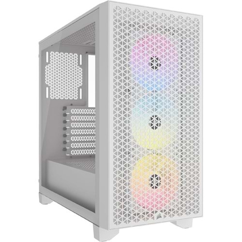 CORSAIR 3000D CC-9011256-WW RGB GAMING MID-TOWER PC KASASI BEYAZ