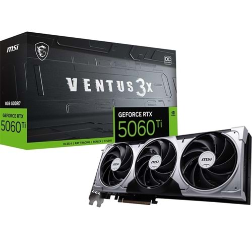 MSI RTX5060TI 8GB VENTUS 3X OC GDDR7 128bit HDMI DP PCIe 5.0	