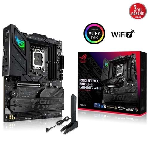 ASUS ROG STRIX B860-F GAMING WIFI-7 DDR5 HDMI DP PCIE 5.0 1851p ATX