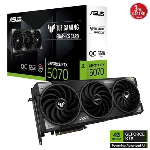 ASUS 12GB TUF GAMING RTX5070-O12G GDDR7 192bit HDMI DP PCIe 5.0