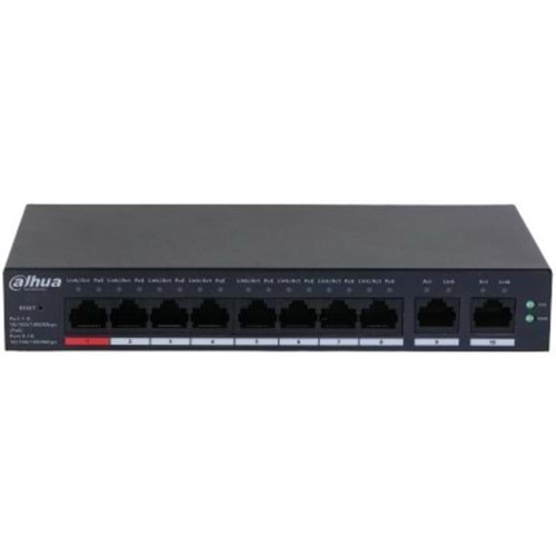 DAHUA 8port CS4010-8GT-110 Gigabit Cloud PoE Yönetilebilir Switch