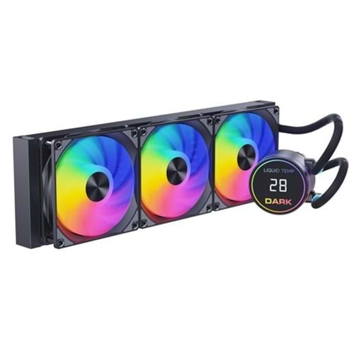 DARK 360mm FREEZER W362 DKCCW362 RGB Sıvı Soğutmalı AM5-1851p İşlemci Fanı