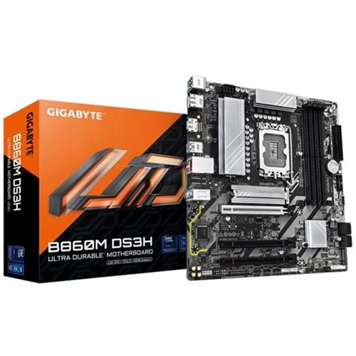 GIGABYTE B860M DS3H DDR5 HDMI-DP PCIE 5.0 1851P mATX