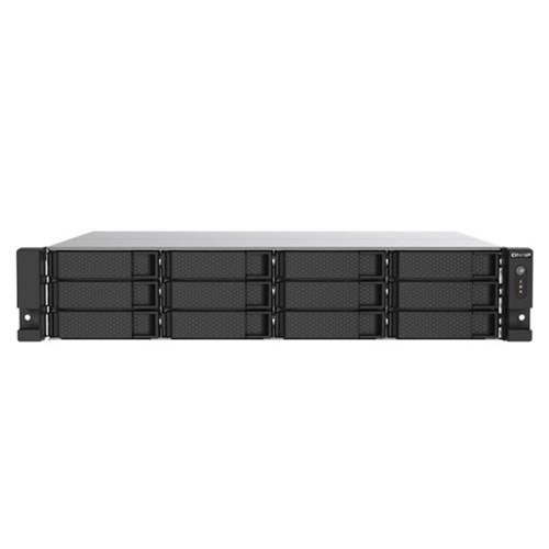 QNAP TS-1273AU-RP-8G RYZEN V1500B-8GB RAM-12-diskli Nas Sunucu(disksiz)