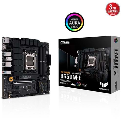 ASUS TUF B650M-E GAMING DDR5 HDMI DP PCIe 16X v4.0 AM5 mATX