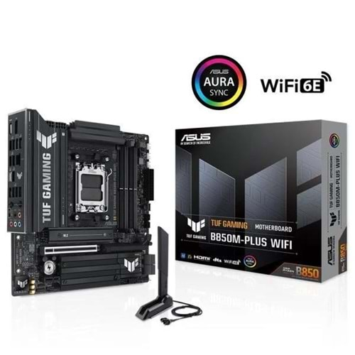 ASUS TUF GAMING B850M-PLUS WIFI-7 DDR5 HDMI DP PCIE 5.0 AM5 mATX