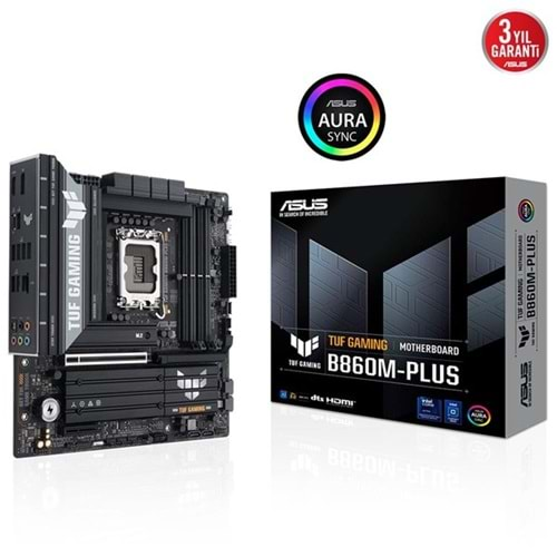 ASUS TUF GAMING B860M-PLUS DDR5 HDMI-DP PCIE 5.0 1851p mATX