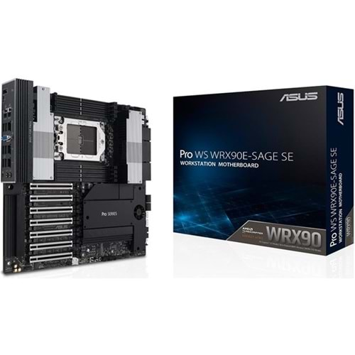 ASUS Pro WS WRX90E-SAGE SE DDR5 ECC WRX90 sTR5 (Threadripper™ PRO 7000 WX İşlemcilerle Uyumlu)