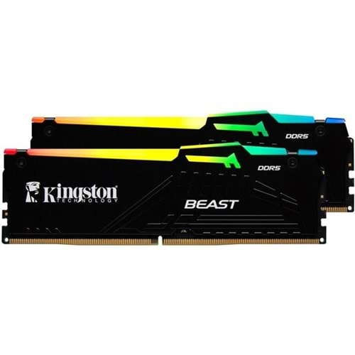 KINGSTON 32GB (2X 16GB) DDR5 6400MHZ CL32 RGB DUAL KIT PC RAM BEAST EXPO KF564C32BBEAK2-32TR