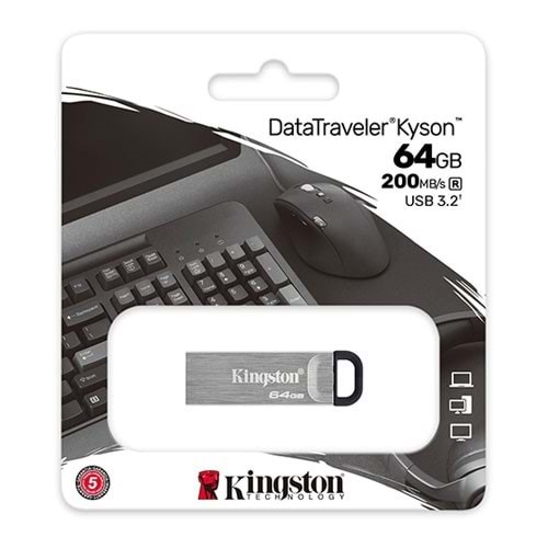 KINGSTON 64GB DT KYSON USB3.2 DTKN/64GB USB BELLEK