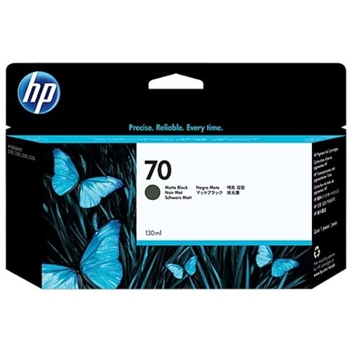 Hp C9448a (70) Mat Sıyah 130 Ml Genıs Format Murekkep Kartusu