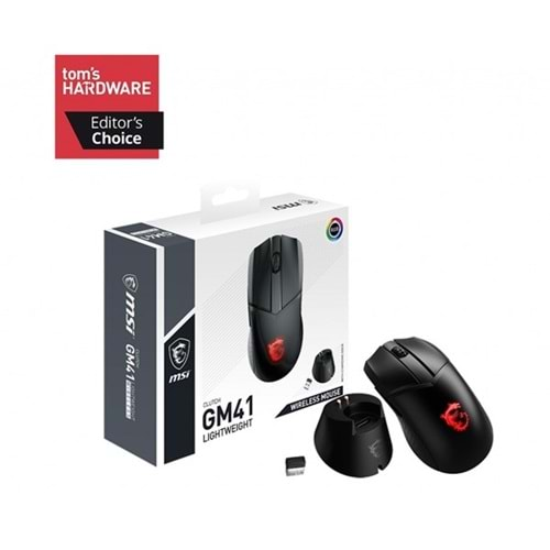 MSI CLUTCH GM41 LIGHTWEIGHT 20.000dpi KABLOSUZ GAMING MOUSE