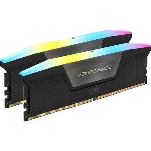 CORSAIR 32GB (2X 16GB) DDR5 6000MHZ CL30 RGB DUAL KIT PC RAM VENGEANCE RGB CMH32GX5M2B6000Z30K