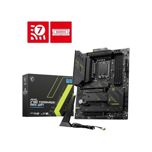 MSI MAG Z790 TOMAHAWK MAX WIFI-7 DDR5 HDMI-DP PCIE 5.0 1700P ATX