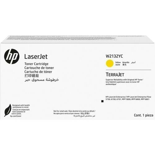 Hp W2132yc (213Y) Yellow Contract Laserjet Toner Cartrıdge