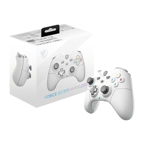 MSI GG FORCE GC300 W Beyaz Oyun Kolu Kablosuz Gamepad