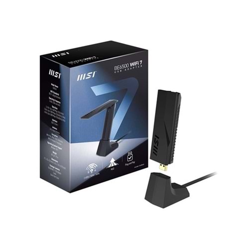 MSI BE6500 Wİ-Fİ 7 USB ADAPTÖR