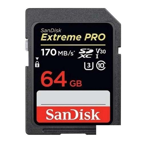 SANDISK 64GB EXTREME PRO SDSDXXU-064G-GN4IN SDXC HAFIZA KARTI