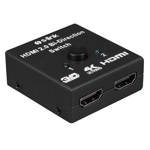 S-Link SL-LU613 . 2 Port HDMI Çift Yönlü Switch ve Splitter