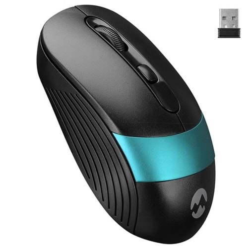 Everest SM-18 Usb Siyah/Mavi 2.4Ghz Optik Kablosuz Mouse