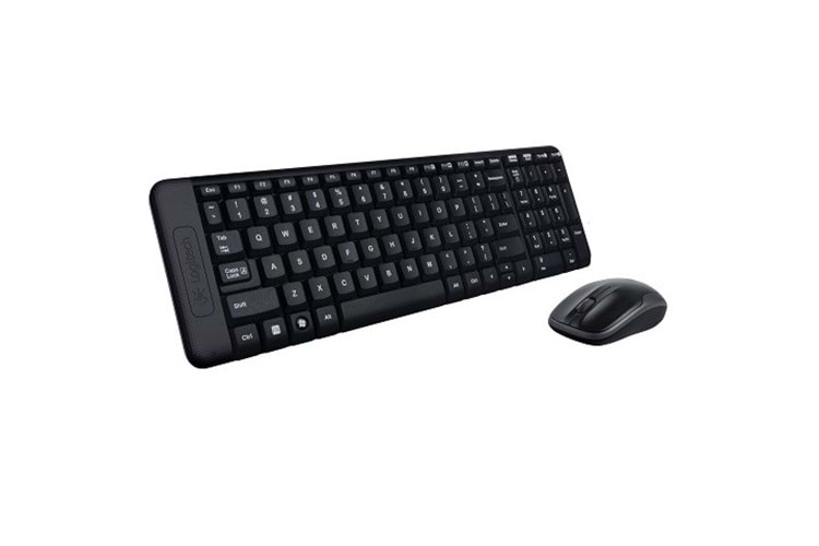 LOGITECH MK220 Kablosuz Q Trk Siyah Multimedya Klavye - Mouse Set 920-003163