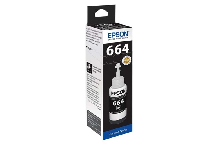 EPSON T66414A Siyah 70ml Tanklı Sistem Mürekkebi