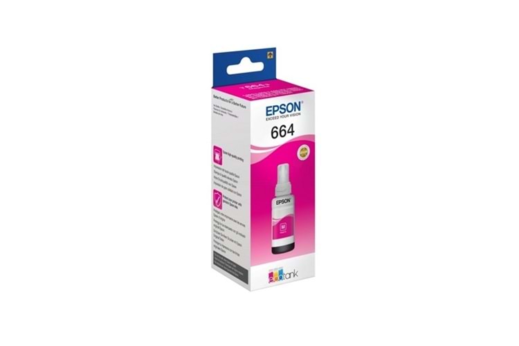 EPSON T66434A Kırmızı 70ml Tanklı Sistem Mürekkebi
