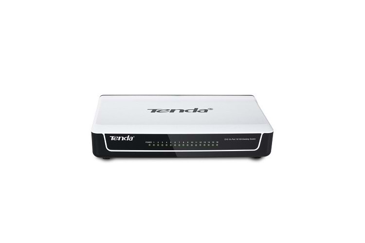 TENDA 16port S16 10/100 Yönetilemez Switch Masaüstü