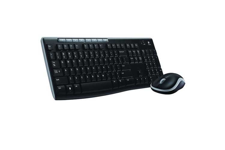 LOGITECH MK270 Kablosuz Q Trk Siyah Multimedya Klavye - Mouse Set 920-004525