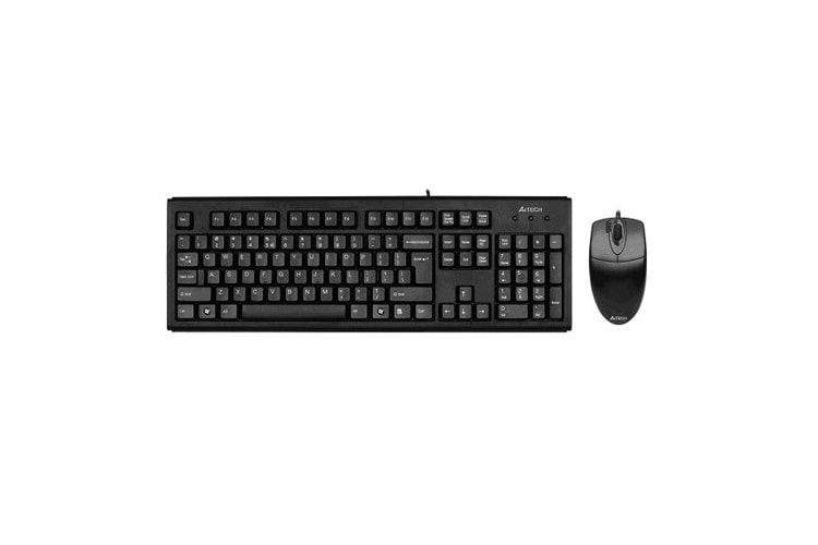 A4 TECH KM-72620D USB Q Trk Optic Mouse Siyah Multimedya Klavye - Mouse Set