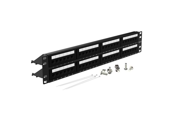 CODEGEN 2U 48port Cat6 Utp Patch Panel COD648