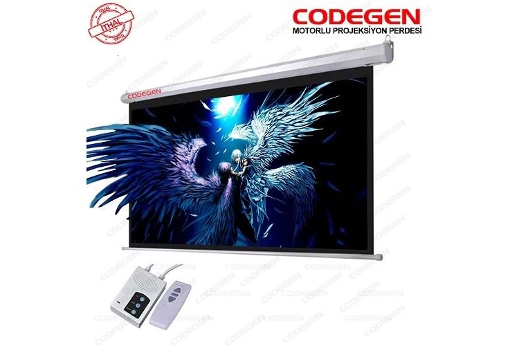 CODEGEN EX40 400x300 Motorlu Projeksiyon Perdesi