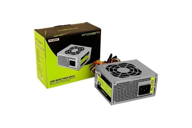 FOEM 300W FPS-M30F8 8cm Fanlı Slim Power Supply