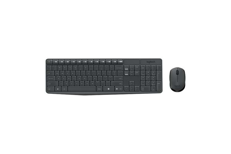 LOGITECH MK235 Kablosuz Q Trk Siyah Multimedya Klavye - Mouse Set 920-007925